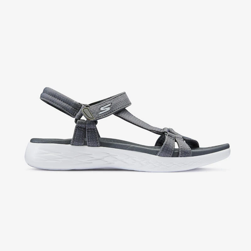 Sandalias Caminar Mujer Skechers Onthego Gris 3 Sandalias Caminar Mujer Skechers Onthego Gris