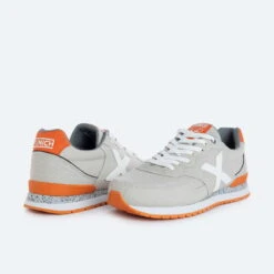 Zapatilla Casual MUNICH Dash Para Hombre Gris -Tienda De Zapatos zapatilla casual munich dash para hombre gris 4