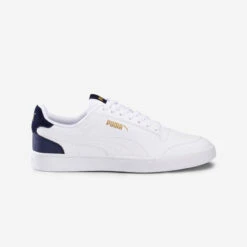 Zapatillas Caminar Ciudad Puma Shuffle Hombre Blanco Azul