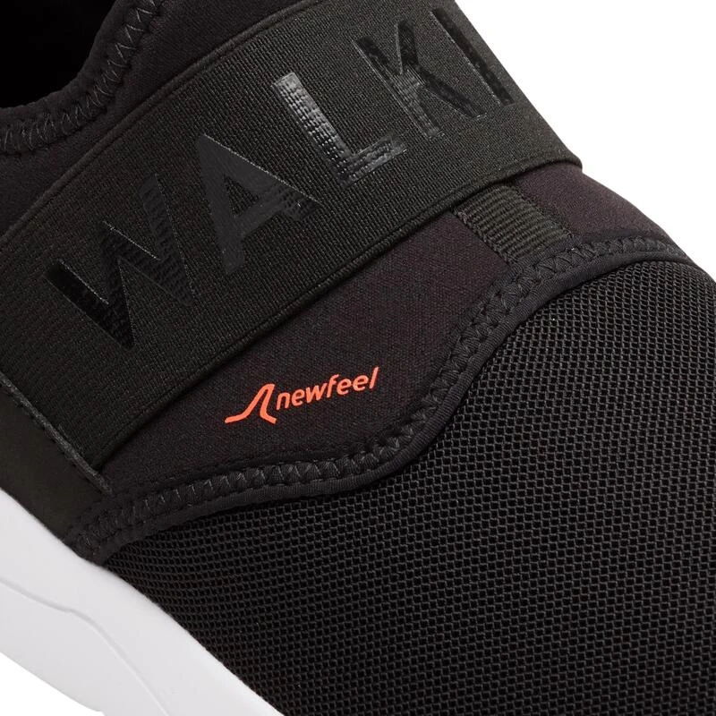 Zapatillas Caminar Ciudad PW 160 Slip-On Hombre Negro/Naranja 6 Zapatillas Caminar Ciudad PW 160 Slip-On Hombre Negro/Naranja - Imagen 4