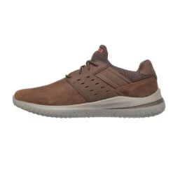Zapatillas Caminar Hombre SKECHERS Delson 3.0-Dezra Marrón -Tienda De Zapatos zapatillas caminar hombre skechers delson 30 dezra marron 4