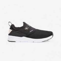 Zapatillas Caminar Mujer PW 160 Slip On Negro