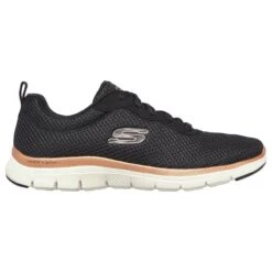 Zapatillas Caminar Mujer SKECHERS Flex Appeal Brilliant View Negro