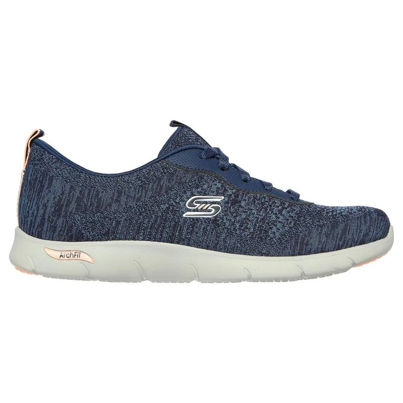 Zapatillas Caminar Unisex Skechers Arch Fit Refine Azul Marino 3 Zapatillas Caminar Unisex Skechers Arch Fit Refine Azul Marino