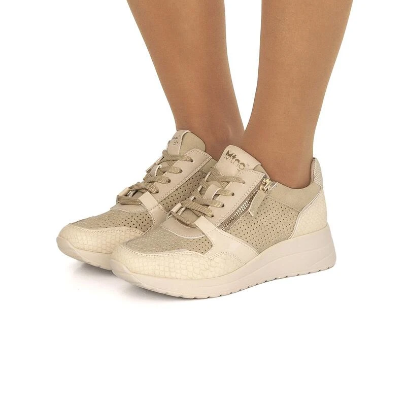 Zapatillas De Caminar Para Mujer Mtng Lanas En Color Beige 4 Zapatillas De Caminar Para Mujer Mtng Lanas En Color Beige - Imagen 2