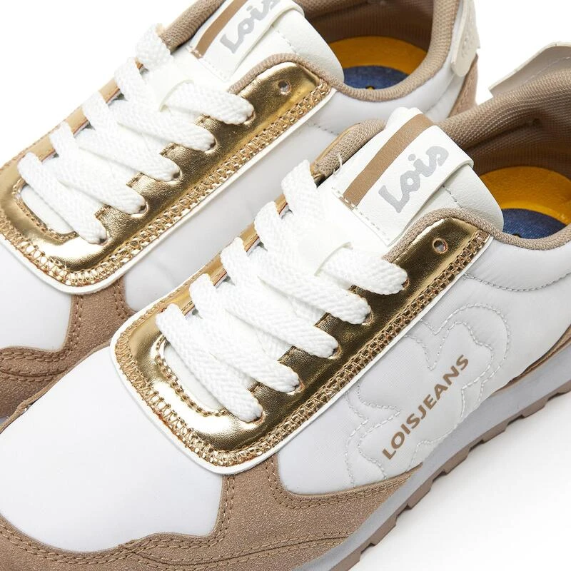 Zapatillas Deportivas Para Mujer Lois 85849 Blancas Con Estabilizador 7 Zapatillas Deportivas Para Mujer Lois 85849 Blancas Con Estabilizador - Imagen 5